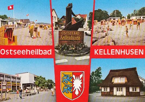 Ostseebad Kellenhusen, Mehrbildkarte gl1992 F8151