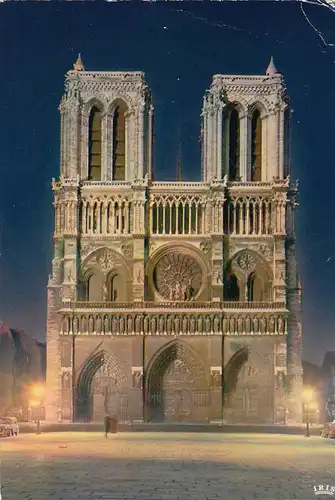 Paris, Notre-Dame illuminée gl1985 F4290