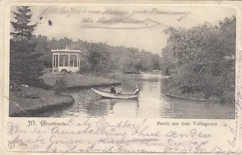 M.Gladbach, Partie aus dem Volksgarten gl1902 F2190