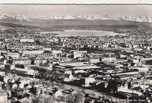 Zürich und die Alpen gl1952 F3035