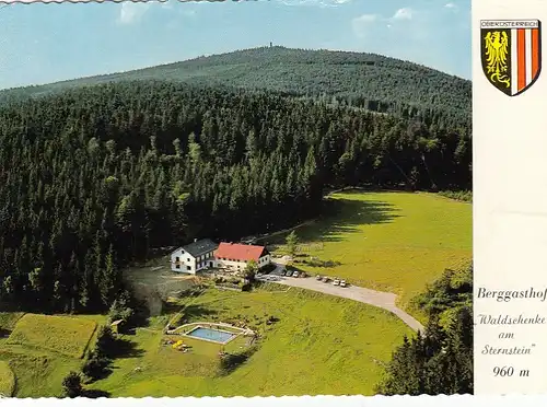 Bad Leonfelden, Oberösterreich, Berggasthof Waldschenke am Sternstein glum 1960? F4325