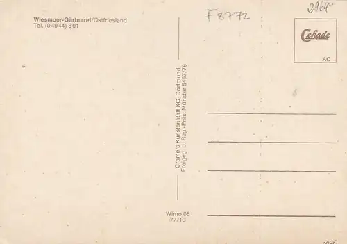 Wiesmoor- Gärtnerei, Ostfriesland, Luftbild ngl F8772