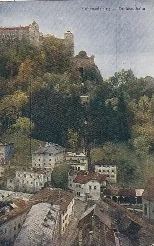 Hohensalzburg, Drahtseilbahn glum 1920? F3051