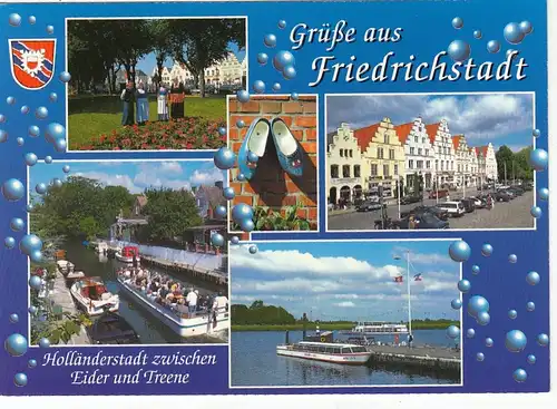 Friedrichstadt a.d.Eider, Mehrbildkarte gl2007 F6255