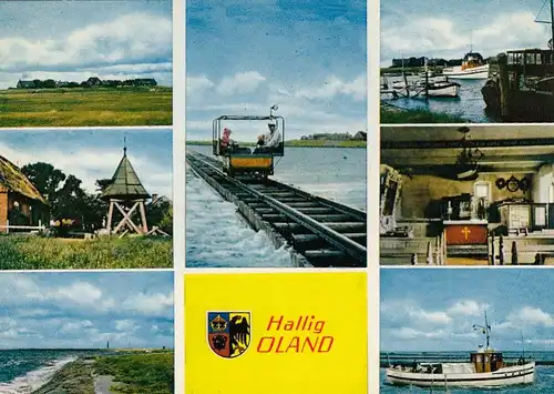 Hallig Oland, Mehrbildkarte ngl F6265