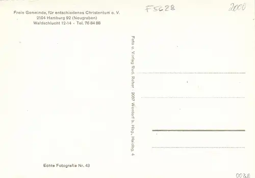 Hamburg-Neugraben, Christl.Gemeinde ngl F5628