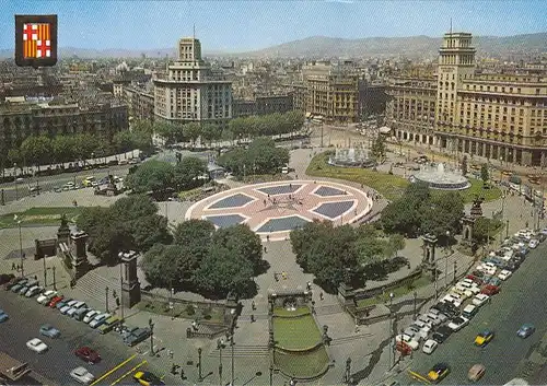 Barcelona,Placa de Catalunya glum 1980? F4419