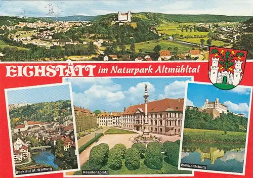 Eichstätt, im Naturpark Altmühltal, Mehrbildkarte gl1984 F3114