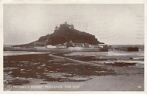 Michael's Mount, Penzance, Tide out gl1952 F2722