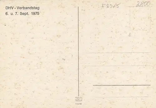 Bremen, Mehrbildkarte anl. DHV-Verbandstag 1975 ngl F8315
