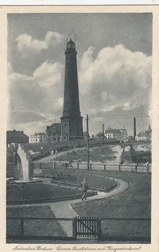 Emden, Großer Leuchtturm am Kriegerdenkmal gl1931 F8870