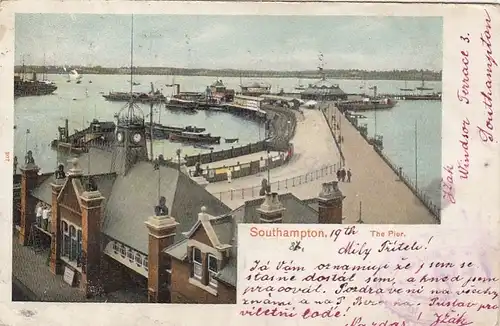 Southhampton, The Pier glum 1900 F3139