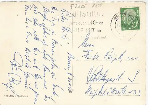 Bremen, Rathaus gl1958 F8325