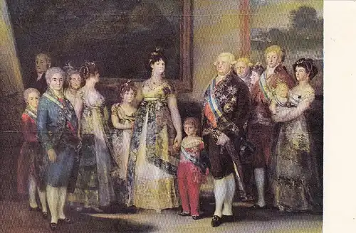 GOYA La Familia de Carlos IV ngl F2400