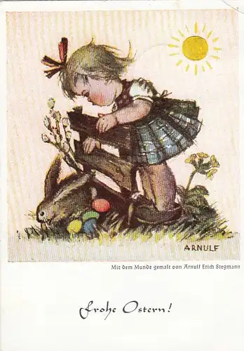 Ostern-Wünsche mit Ostereier-Suche gl1958 F3184