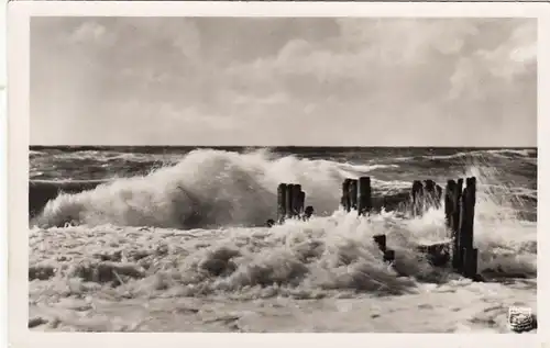 Nordseeinsel Sylt, Brandung gl1940 F6388