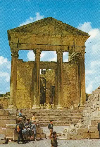 Tunesien, Dougga, Le Temple ngl F4493