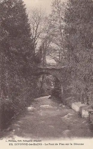 Divonne-les-Bains, Le Pont de Plan sur la Divonne ngl F8937