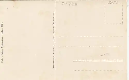 Neuengamme, Kleiner Katen Baujahr 1734 ngl F5738