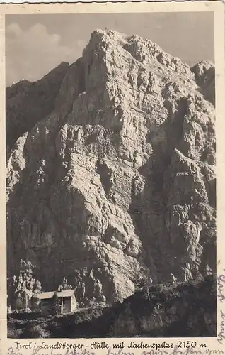 Landsberger Hütte in Tirol mit Lachenspitze gl1939 F8444