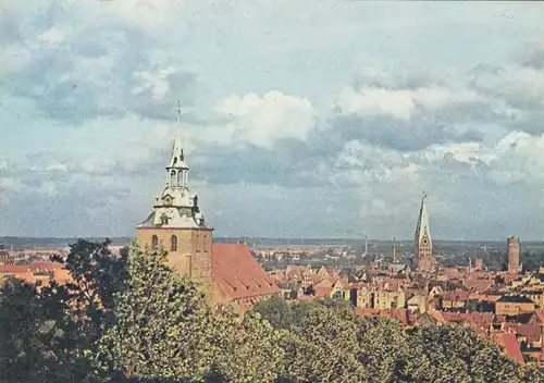 Lüneburg, Blick über die Stadt ngl F5849