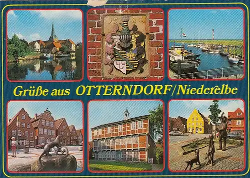 Otterndorf NE, Mehrbildkarte gl1988 F5904