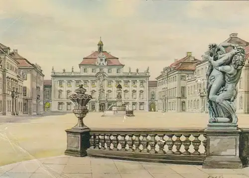 Ludwigsburg, Schloss, Innenhof gl1961 F2922