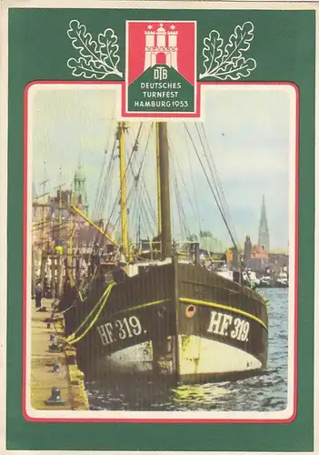 Hamburg, Deutsches Turnfest 1953 ngl F5293