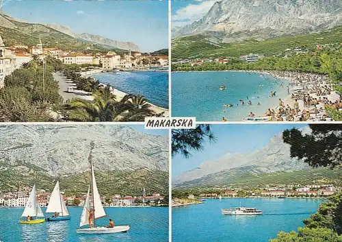 Makarska, Mehrbildkarte gl1975? F4646