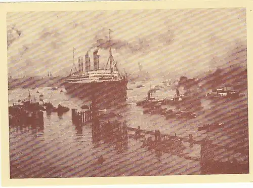 Hamburg, 775 Jahre Hamburger Hafen, mit "Vaterland" im Hafen 1914" gl1964 F5351