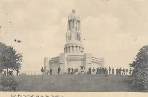 Hamburg, Bismarck-Denkmal gl1907 F9130