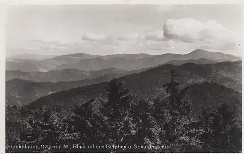 Hochblauen Schwarzwald, Blick auf den Belchen und Schauinsland ngl F2615