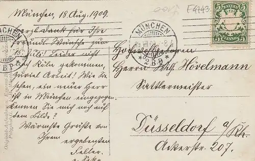 München, Einholung Erzbischof Dr.Bettinger 16.08.1909 gl1909 F4743