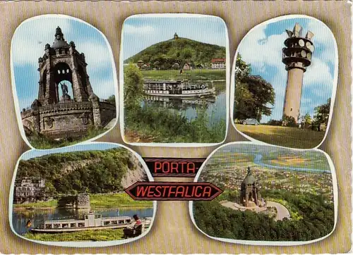 Porta Westfalica, Mehrbildkarte ngl F6630