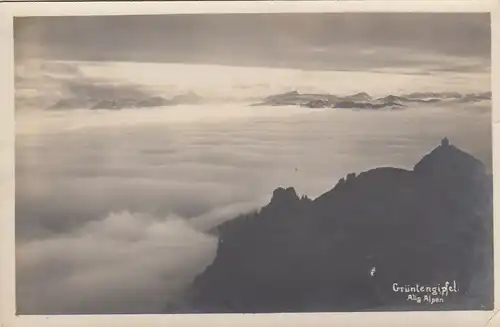 Grüntengipfel bei Sonthofen im Allgäu glum 1930? F3042