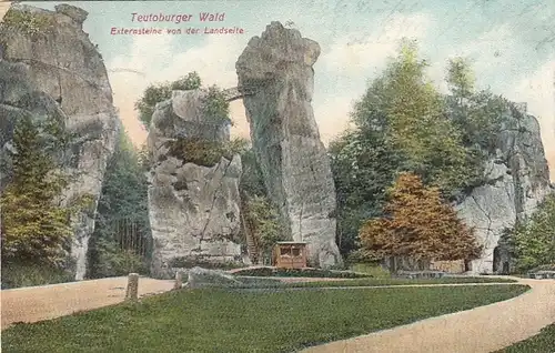 Externsteine im Teutoburger Wald, Landseite gl1906 F6686