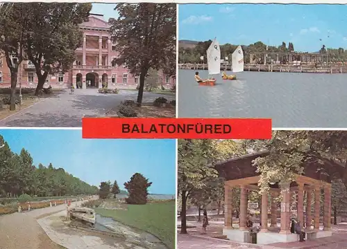 Balatonfüred, Mehrbildkarte gl1983 F4769