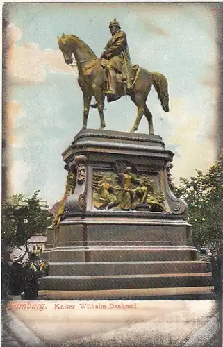 Hamburg, Kaiser Wilhelm-Denkmal ngl F5465