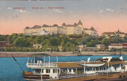 Budapest, Királyi vár, Königl.Burg gl1915 F4804