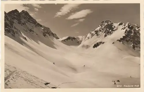 Fiedelepaß mit Hammerspitze und Schafalpkopf gl1961 F2707