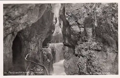 Partnachklamm bei Garmisch-Partenkirchen, Inneres ngl F3654