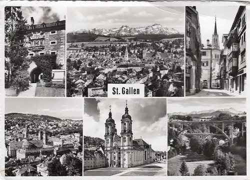 St.Gallen, Mehrbildkarte ngl F2777