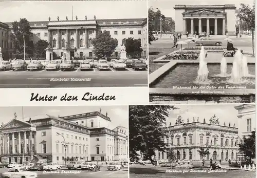 Berlin, Unter den Linden, Mehrbildkarte gl1973 F4884