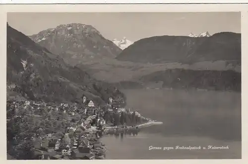 Gersau (Schwyz) gegen Frohnalpstock und Kaiserstock ngl F2830