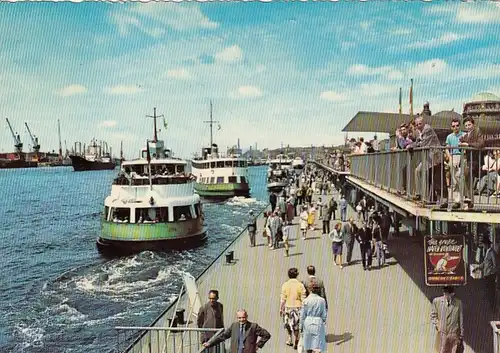 Hamburg, St.Pauli Landungsbrücke gl1964 F5590