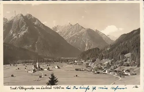 Albigenalp im Lechtal, Tirol glum 1940? F3811