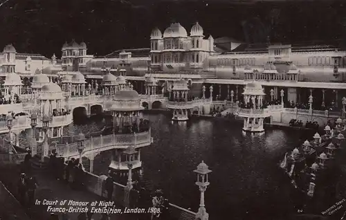 London, Franco-British Exhibition 1908, at Night gl1908 F4947