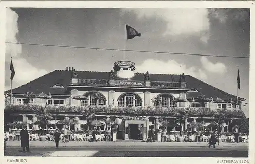 Hamburg, Alsterpavillon feldpgl1941 F5009