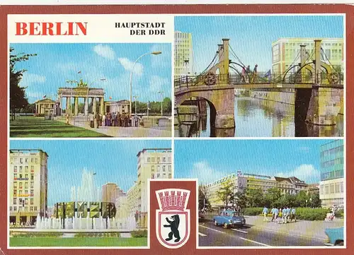 Berlin, Mehrbildkarte ngl F6854