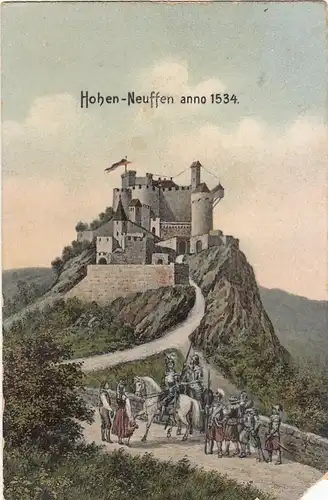 Hohen-Neuffen, schwäb.Alb, anno 1534 gl1909 F9373